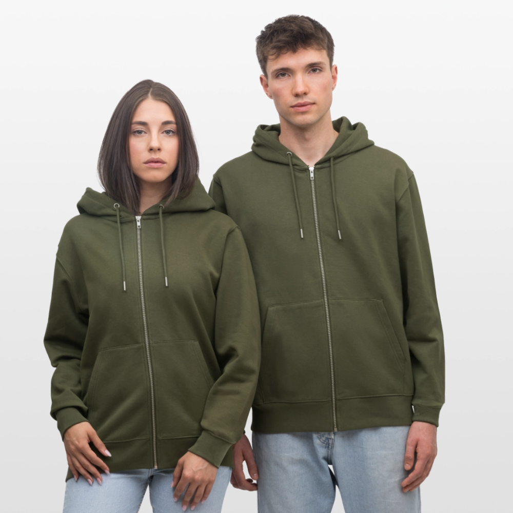 Stanley/Stella Uniseks bio-ziphoodie CULTIVATOR - kaki