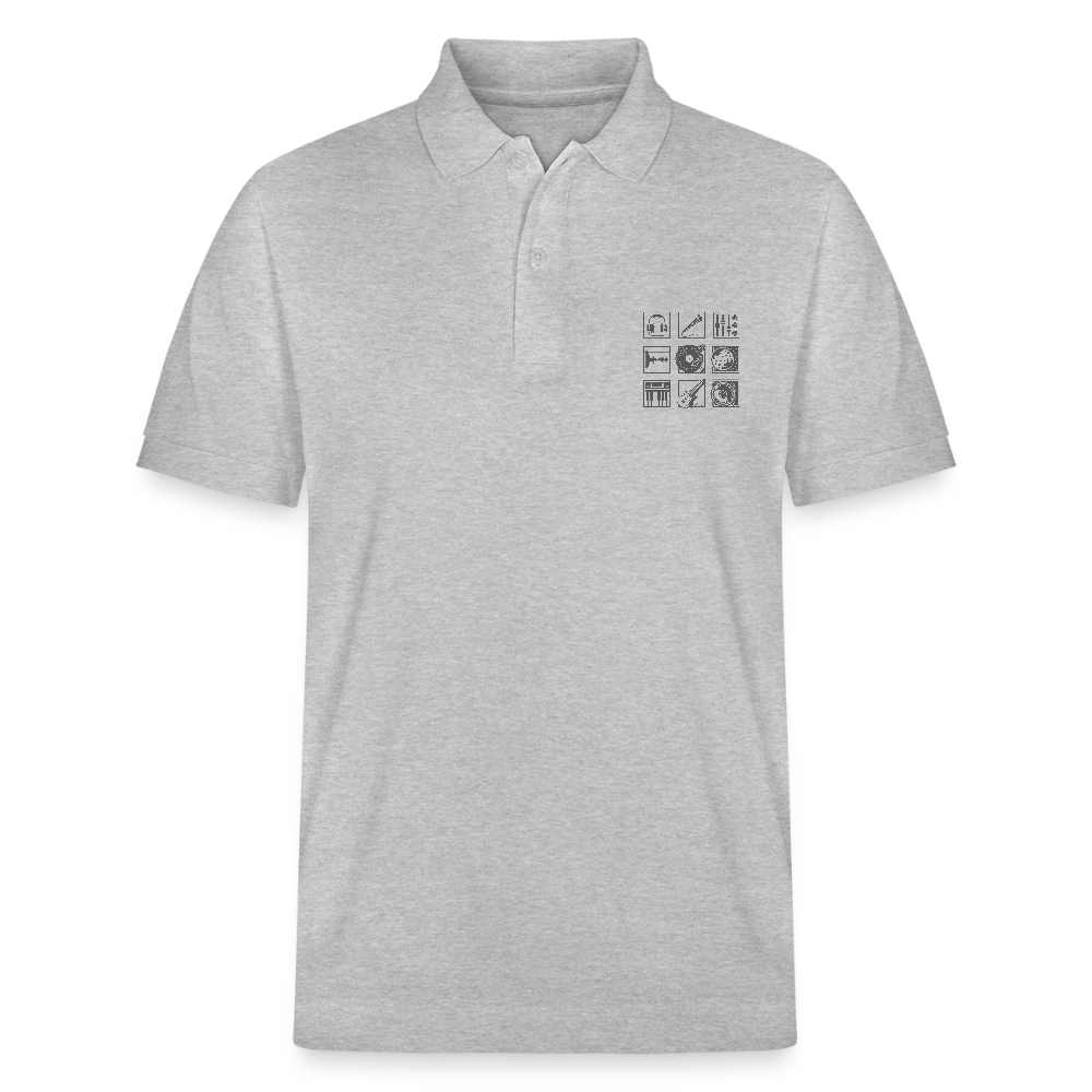Stanley/Stella uniseks bio poloshirt PREPSTER - grijs gemêleerd