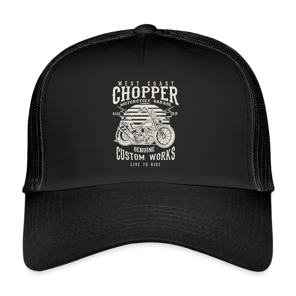 Trucker Cap - zwart/zwart