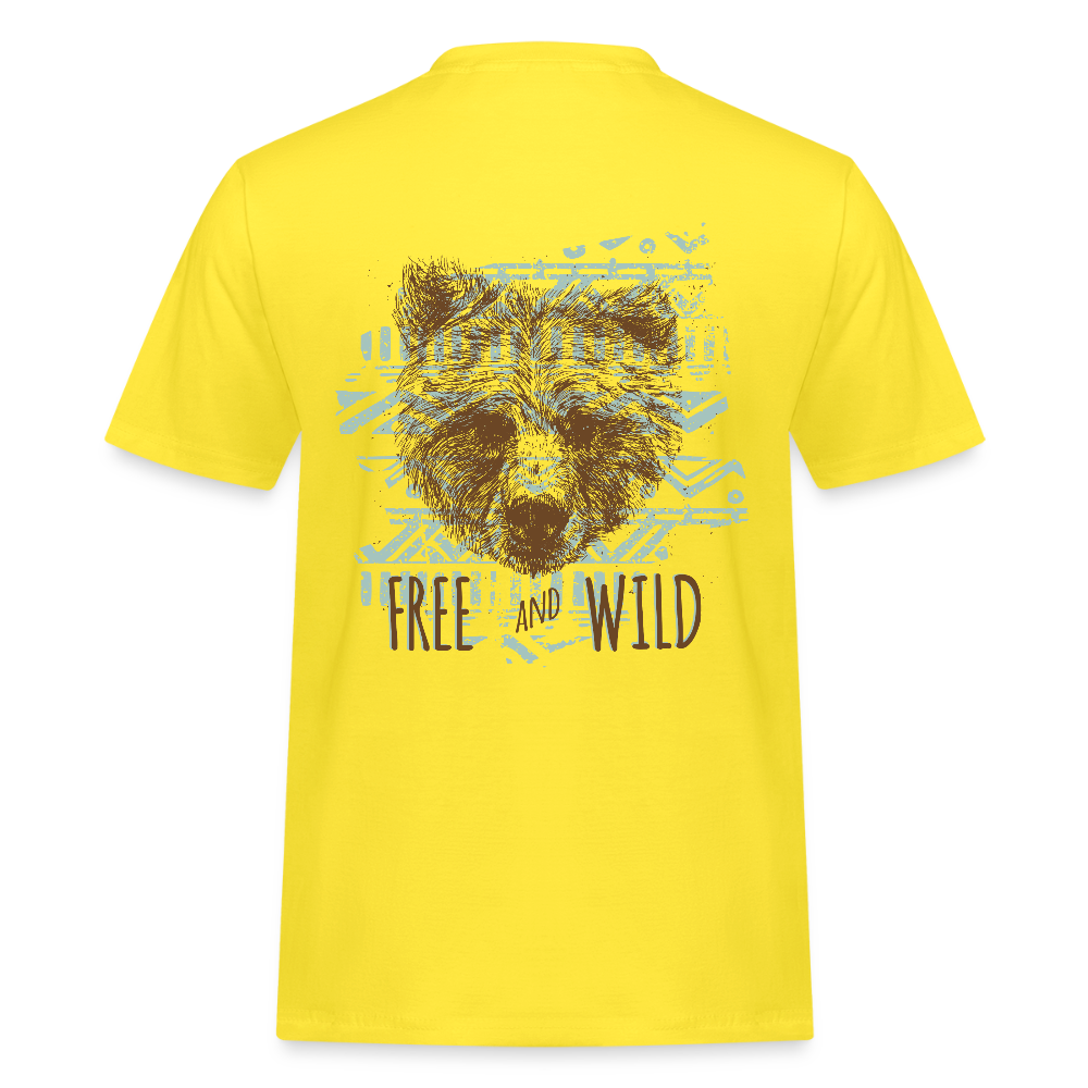 Mannen Workwear T-shirt - geel
