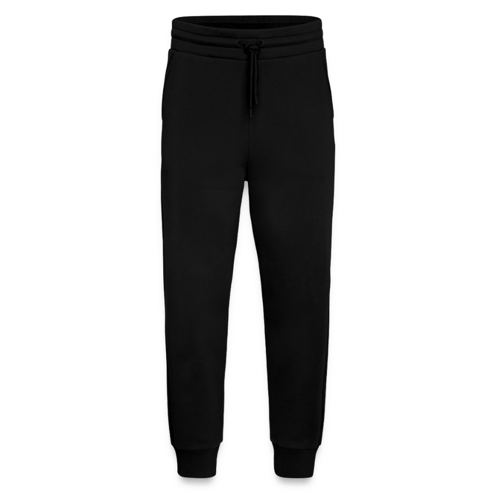 Organic relaxed joggingbroek made in EU - SOLID BLACK