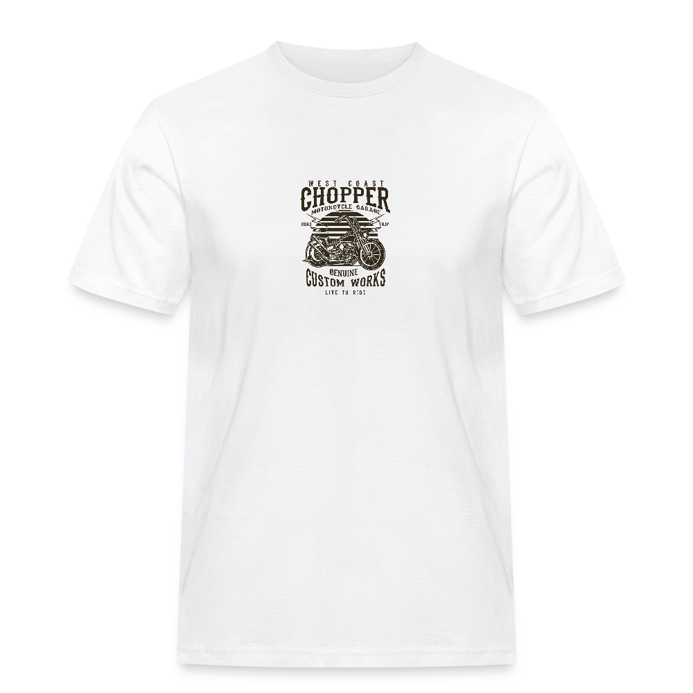 Mannen Workwear T-shirt - wit