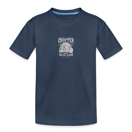 Kinderen premium biologisch T-shirt - navy