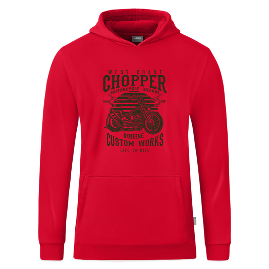 JAKO Kinderhoodie Organic - rood