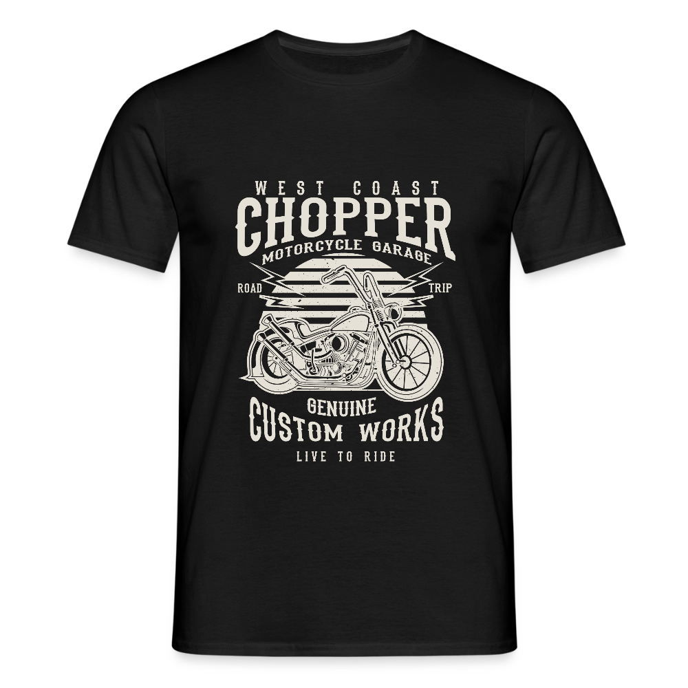 Mannen T-shirt - zwart