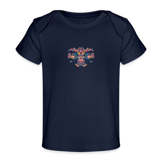 Baby bio-T-shirt - dark navy