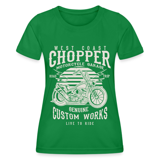 Functioneel T-shirt voor vrouwen - kelly groen