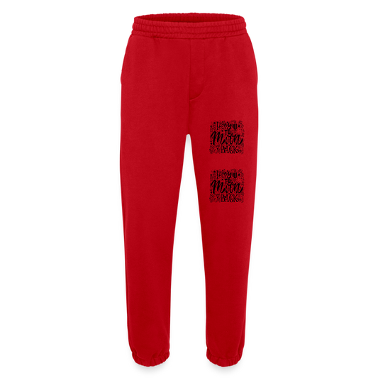 Heavyweight organic joggingbroek made in EU - rood