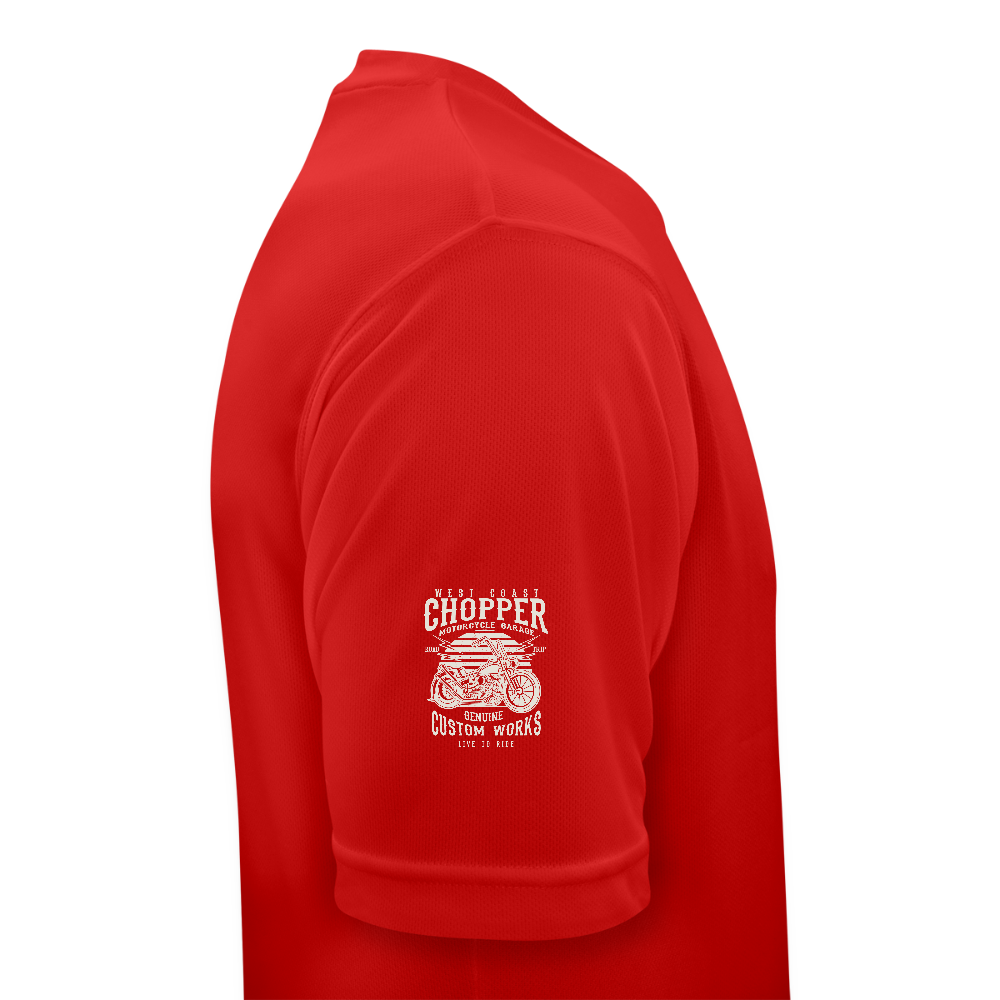 Mannen T-shirt ademend actief - rood