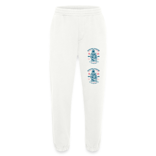 Heavyweight organic joggingbroek made in EU - OFF WHITE
