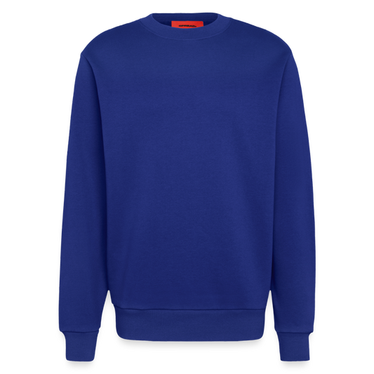 Heavyweight oversized organic crewneck made in EU - Iconic Blue