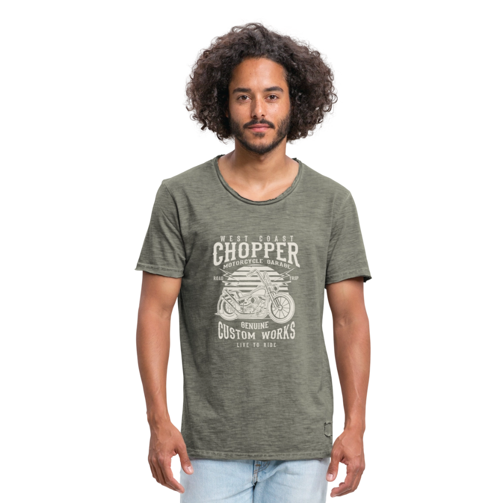 Mannen Vintage T-shirt - vintage khaki