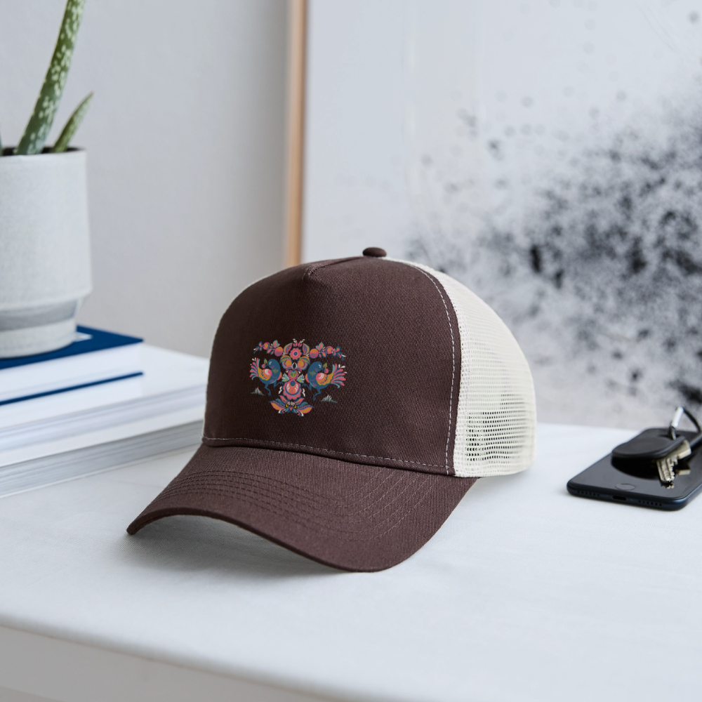 Trucker Cap - bruin/beige