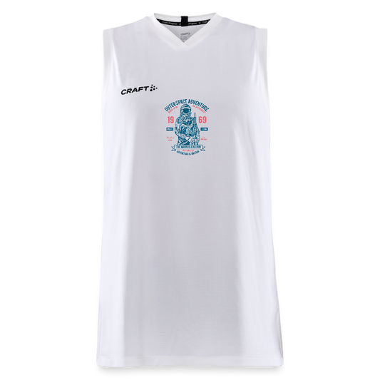 CRAFT Progress kinder-basketbalshirt - wit