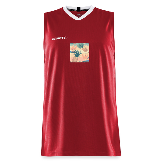 CRAFT Progress kinder-basketbalshirt - donkerrood