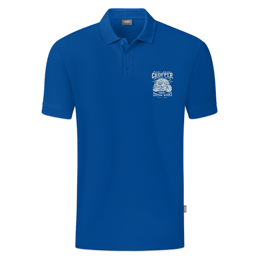 JAKO Mannen Polo Organic - blauw