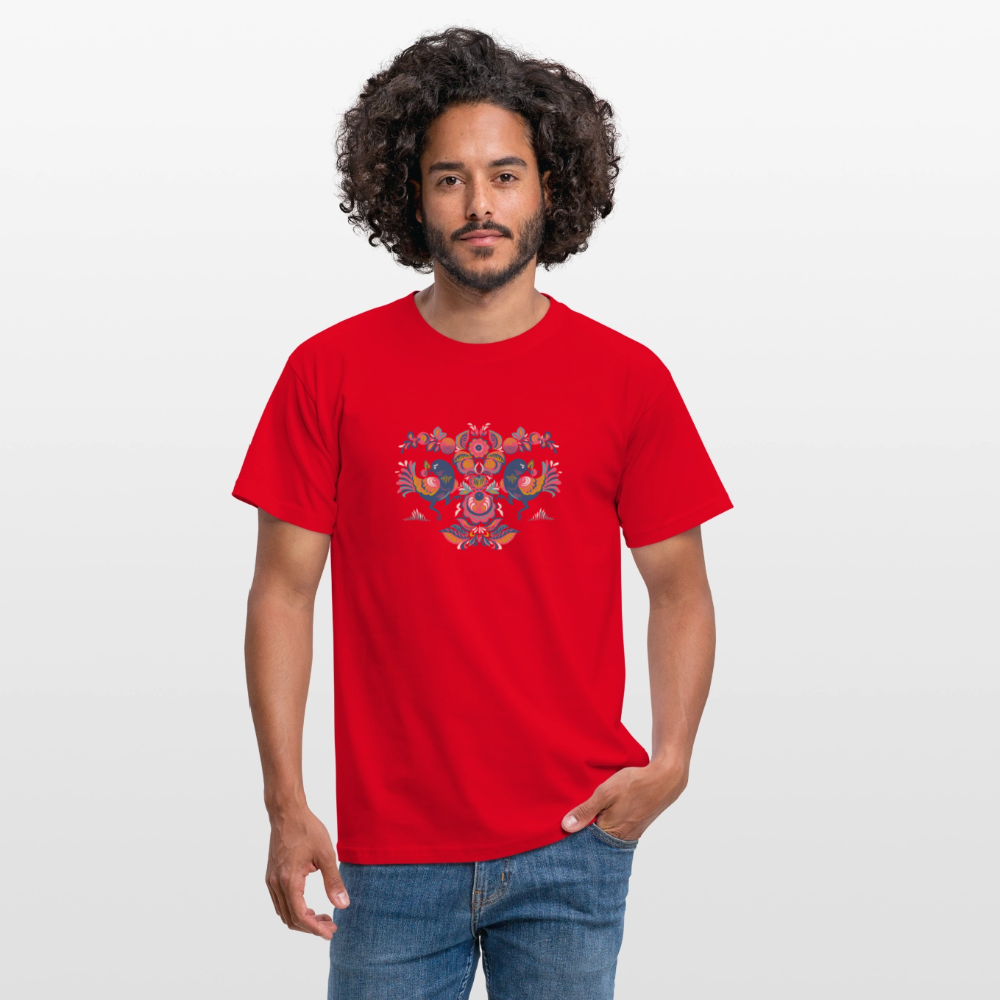 Mannen T-shirt - rood