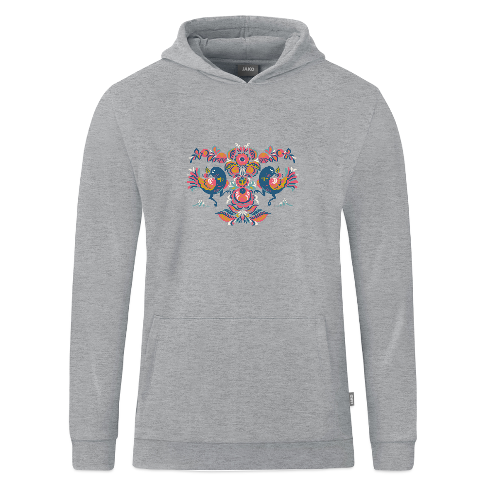 JAKO Teenager hoodie Organic - grijs gemêleerd