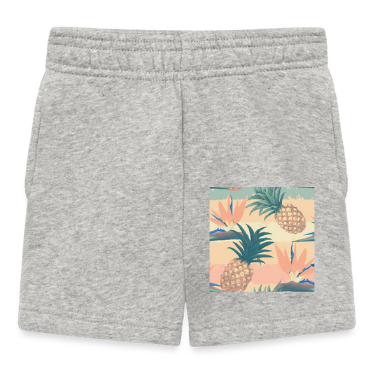 Baby shorts - grijs gemêleerd
