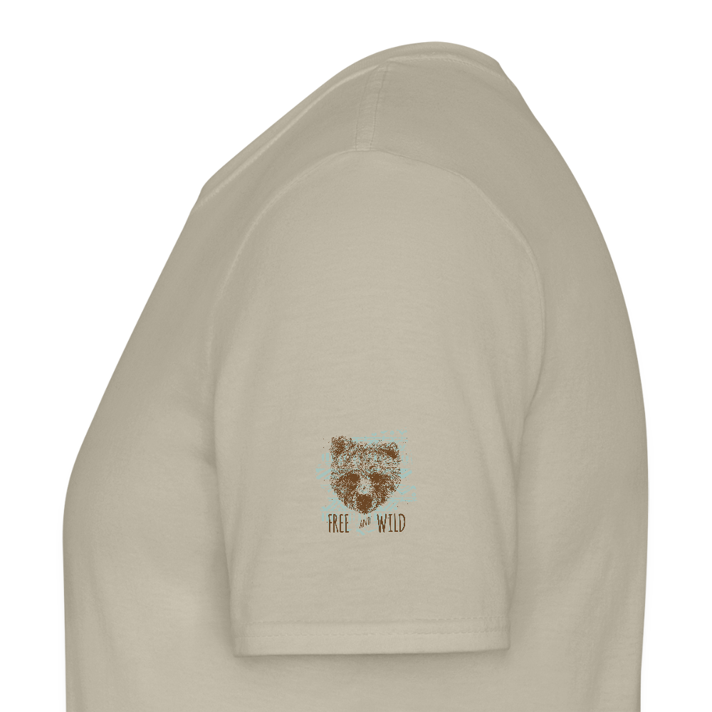 Mannen T-shirt - zandbeige