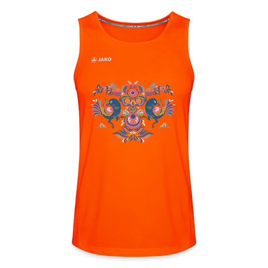 JAKO Mannen tanktop Run 2.0 - neonoranje