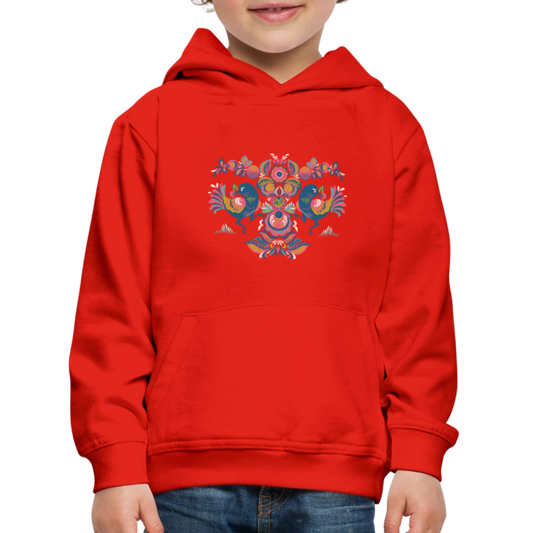 Kinderen trui Premium met capuchon - rood
