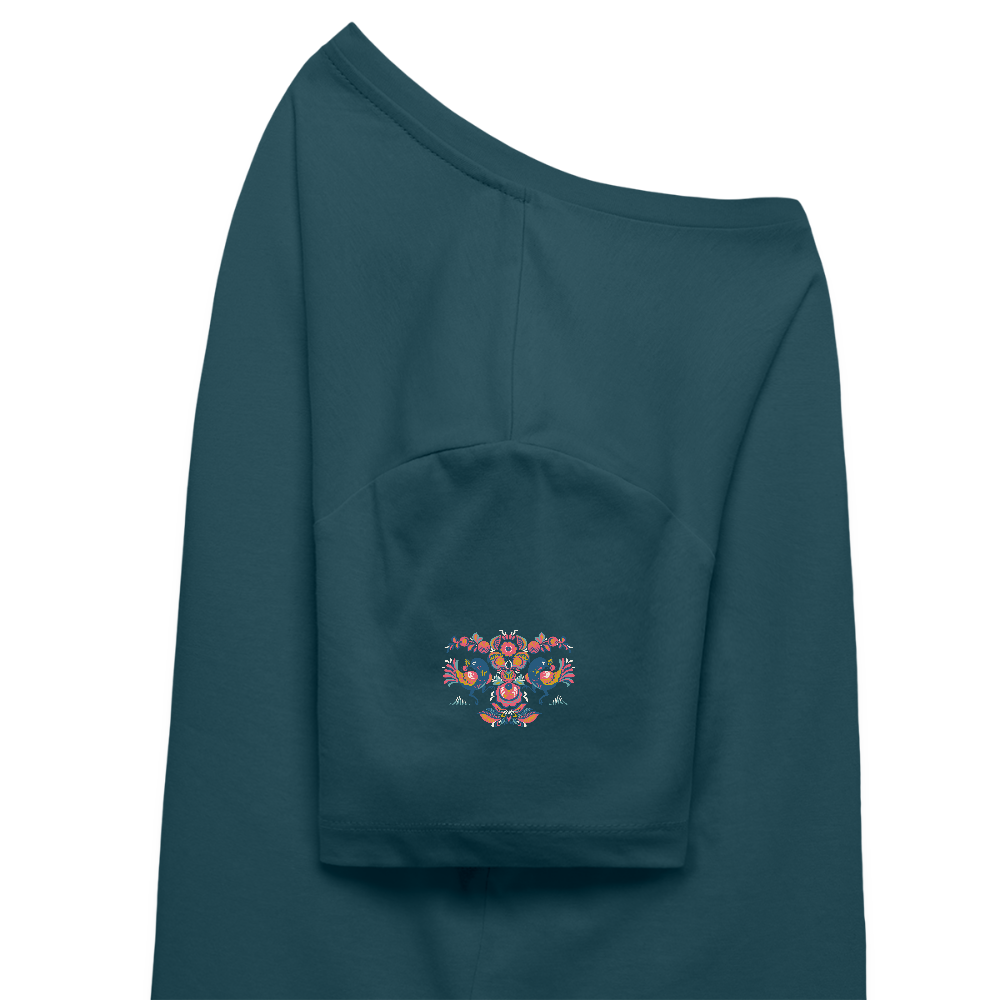 Stanley/Stella Relaxed vrouwen bio-T-shirt met ronde hals SERENA - donker petrol
