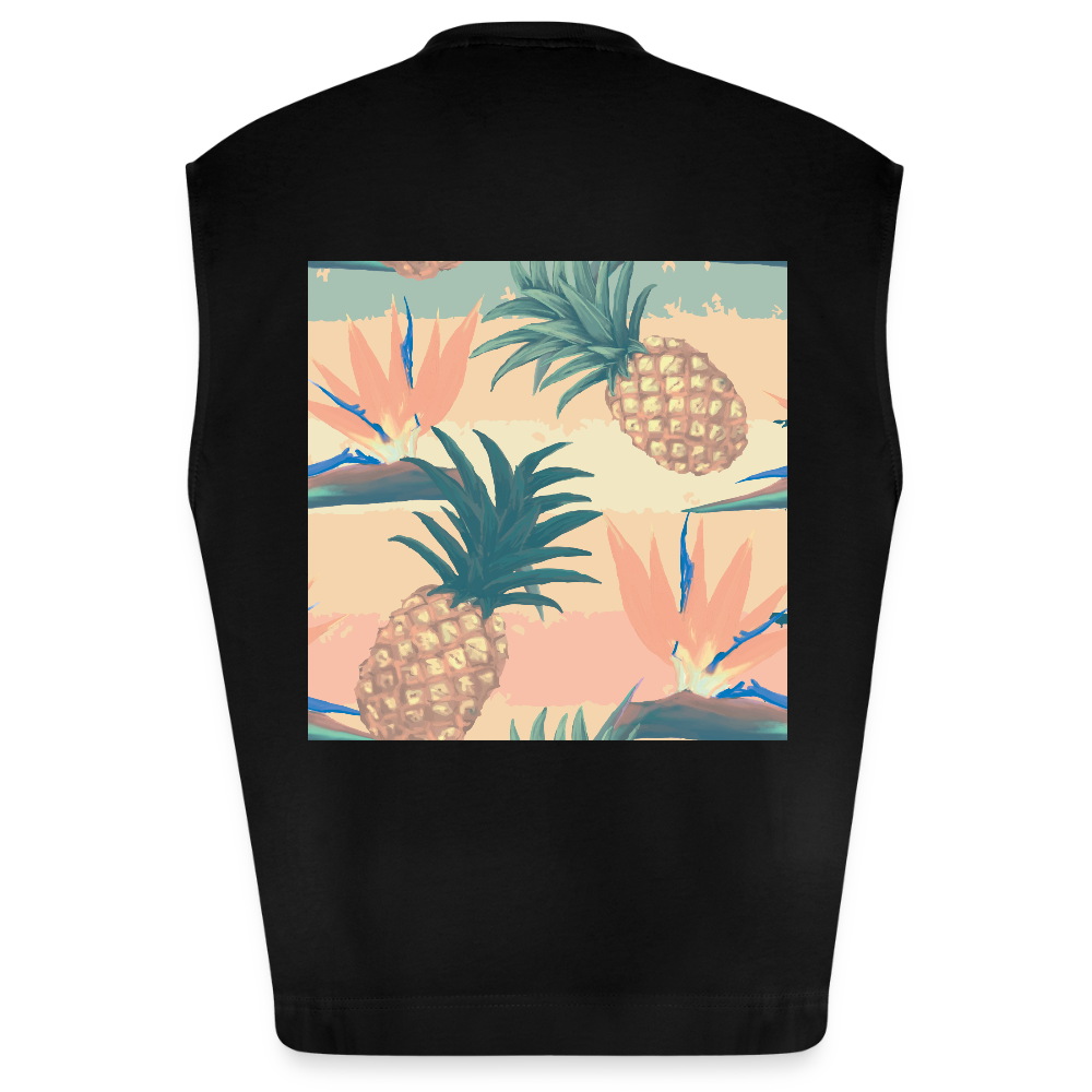Heavyweight oversized organic tanktop made in EU Unisex - SOLID BLACK