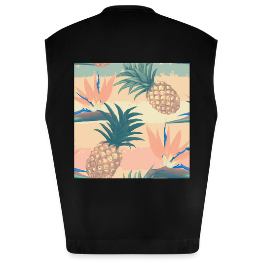 Heavyweight oversized organic tanktop made in EU Unisex - SOLID BLACK