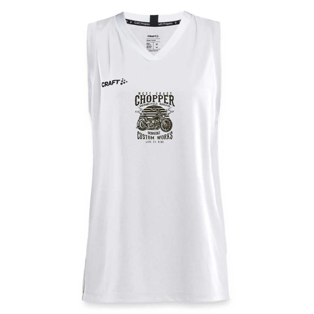 CRAFT Progress vrouwen basketbalshirt - wit