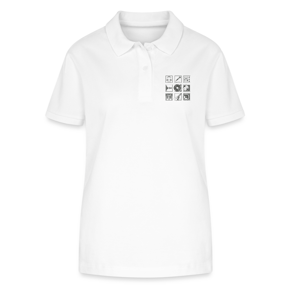 Stanley/Stella Vrouwen bio poloshirt ELLISER - wit