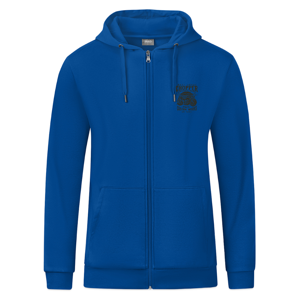 JAKO Ziphoodie Organic - blauw