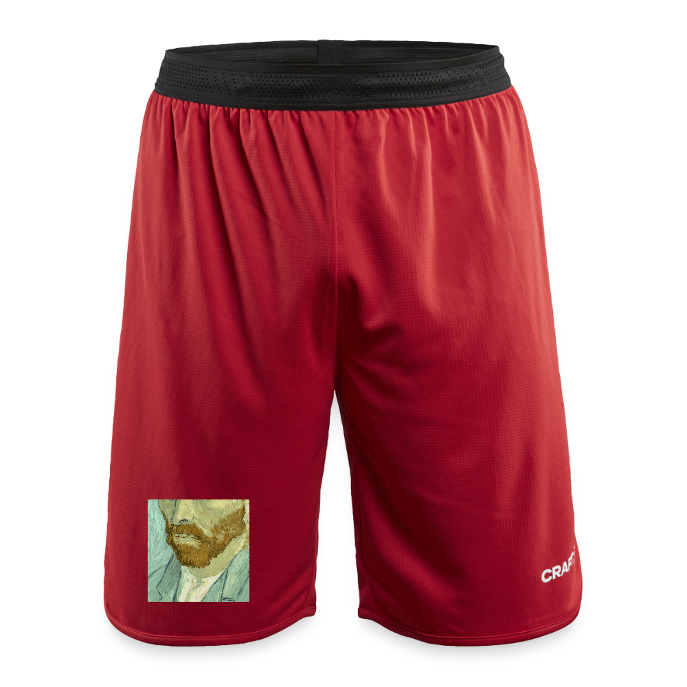 CRAFT Progress kinder-basketbalshorts - donkerrood