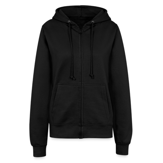 Vrouwen ziphoodie - zwart