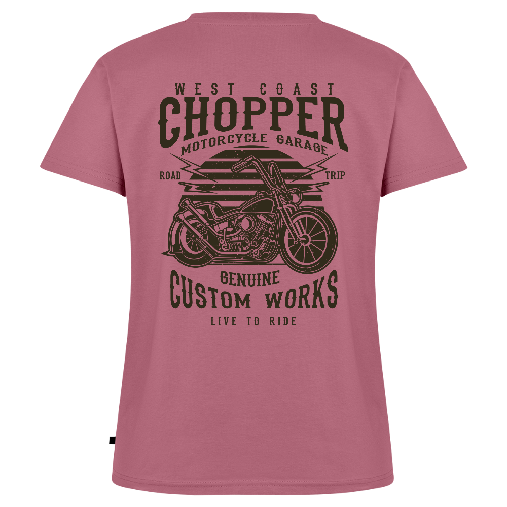 Vrouwen bio T-shirt met V-hals van Stanley & Stella - mauve