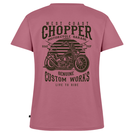 Vrouwen bio T-shirt met V-hals van Stanley & Stella - mauve