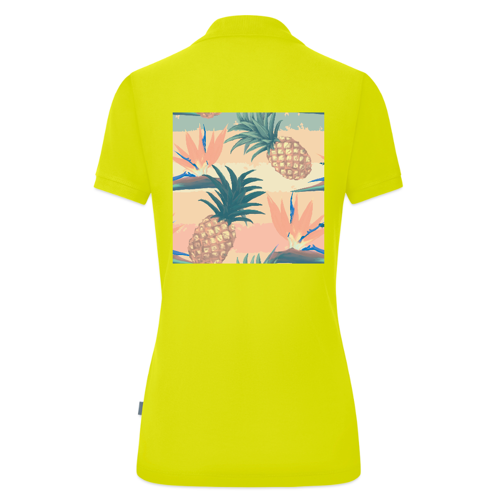 JAKO Vrouwen polo Organic - limegroen