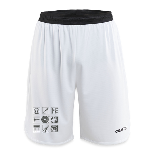 CRAFT Progress mannen basketbalshorts - wit