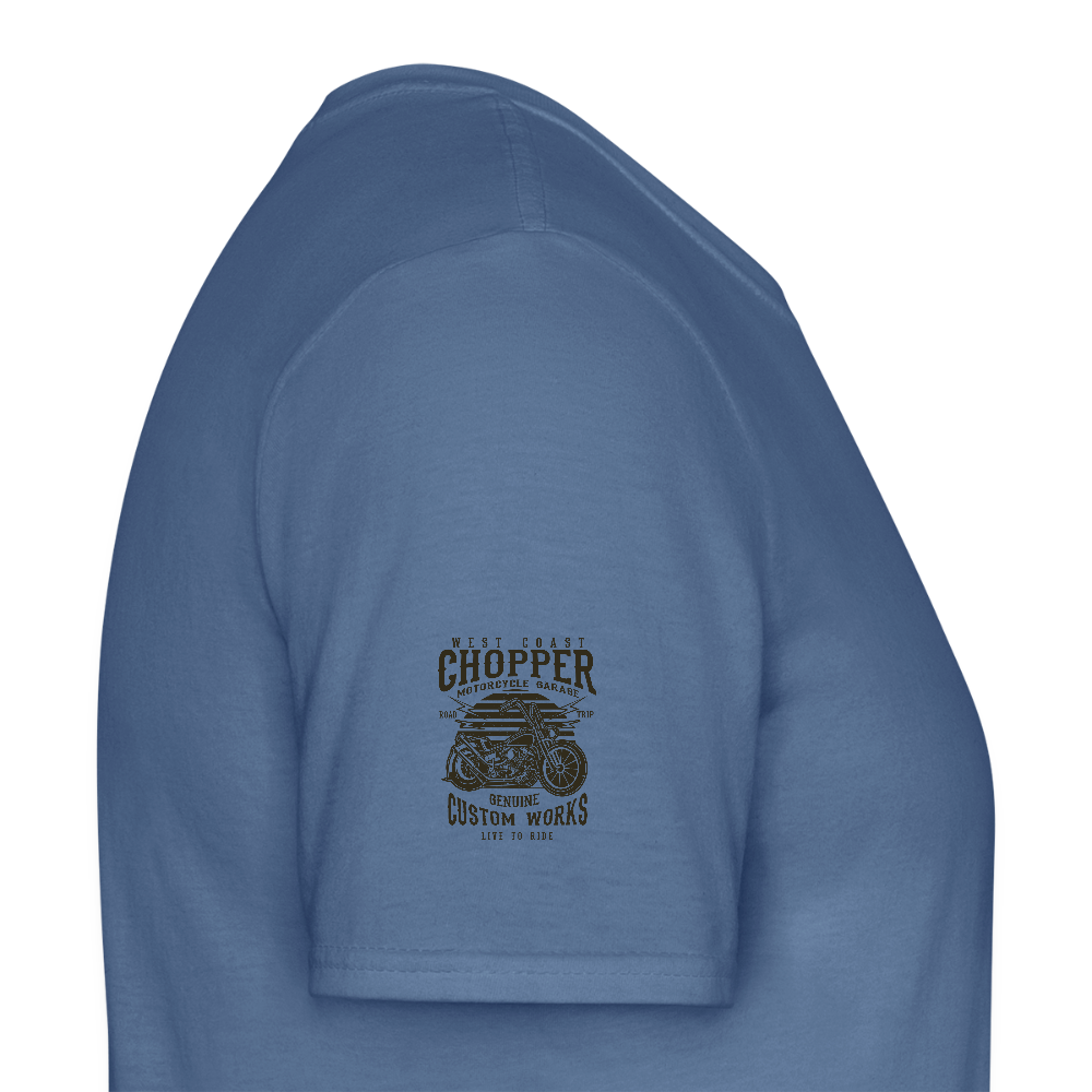 Mannen T-shirt - duifblauw 
