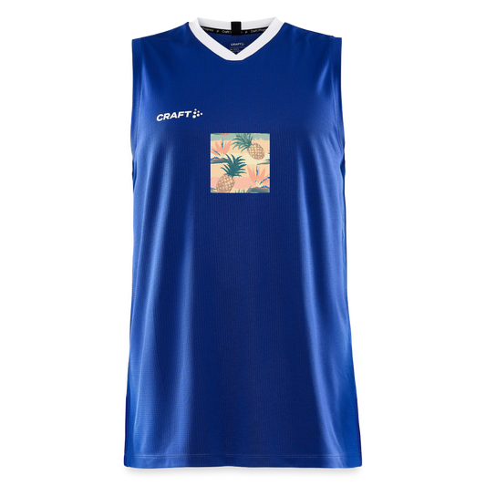 CRAFT Progress mannen basketbalshirt - koningsblauw