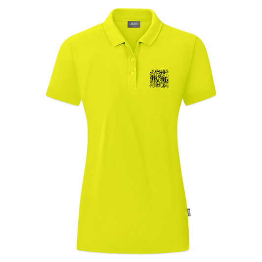 JAKO Vrouwen polo Organic - limegroen