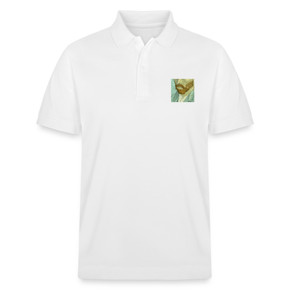 Stanley/Stella uniseks bio poloshirt PREPSTER - wit