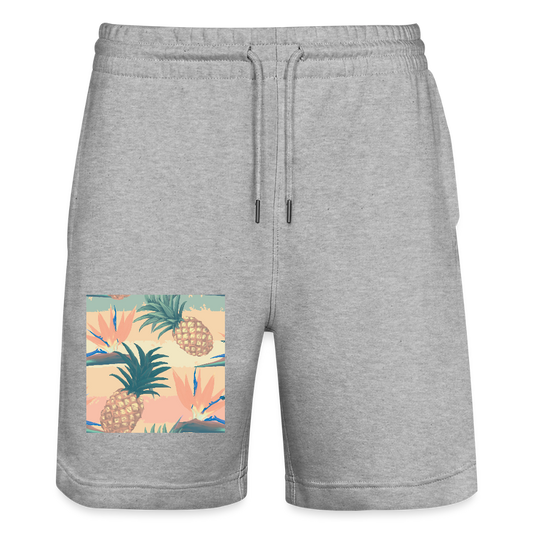 Stanley/Stella uniseks bio-joggingshorts Mover - grijs gemêleerd