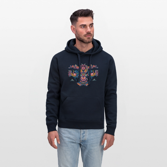 Mannenhoodie van Russell - navy