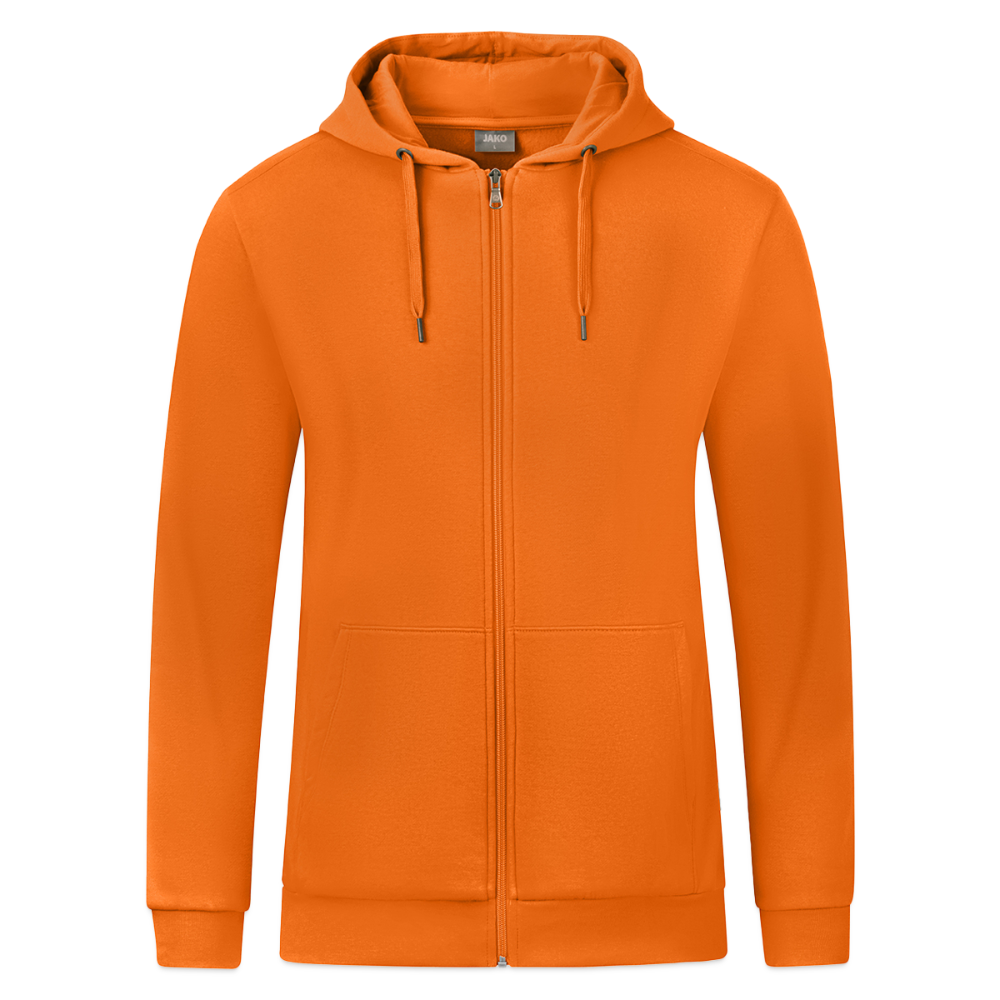 JAKO Ziphoodie Organic - neonoranje