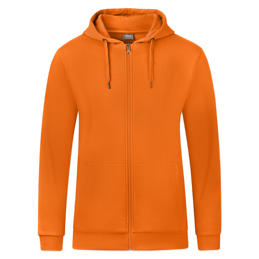 JAKO Ziphoodie Organic - neonoranje