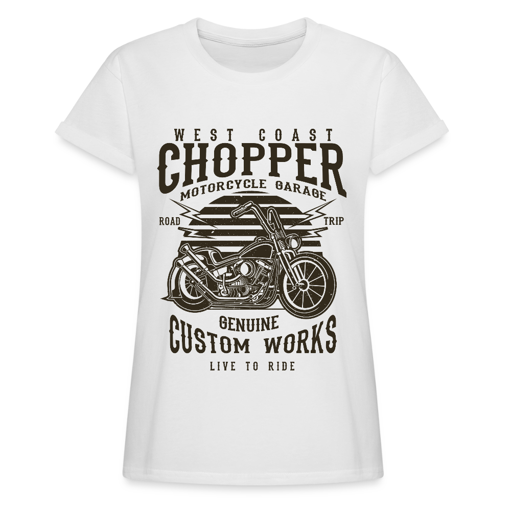 Vrouwen oversize T-shirt - wit