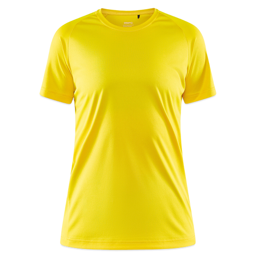 CRAFT Core Unify vrouwen training-T-shirt - geel