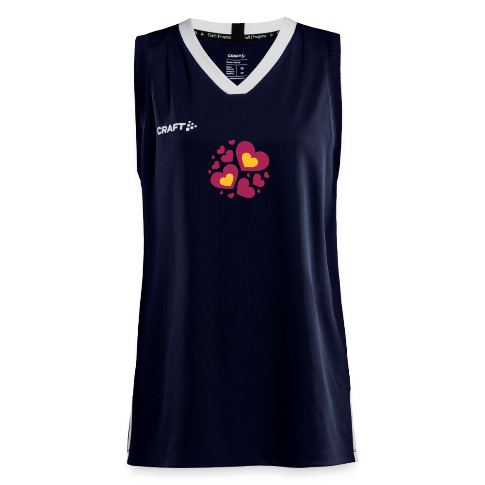 CRAFT Progress vrouwen basketbalshirt - navy