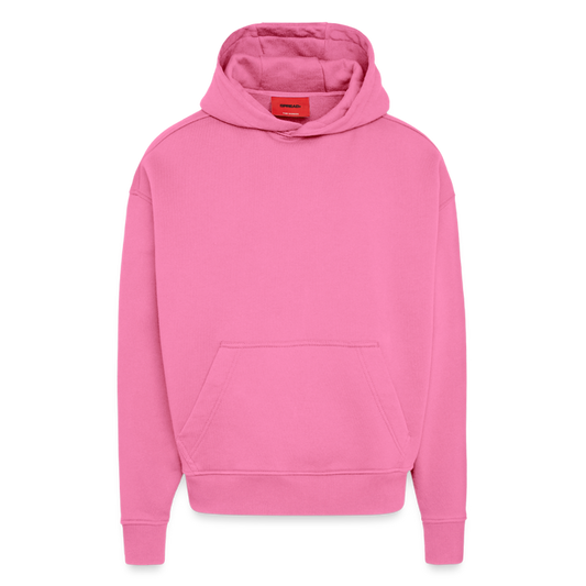 Heavyweight oversized organic hoodie made in EU - AURA PINK